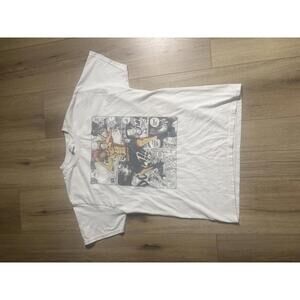 One Piece Ace White Graphic Anime Manga Print T-Shirt